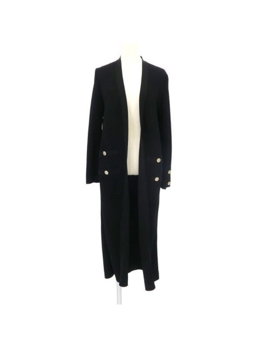 Chanel Long Cardigan Black